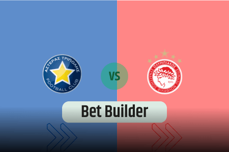 Bet Builder στο Αστερας Τριπολης – Ολυμπιακος