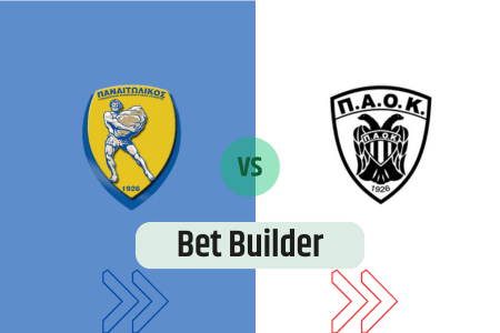 Bet Builder στο Παναιτωλικος – ΠΑΟΚ