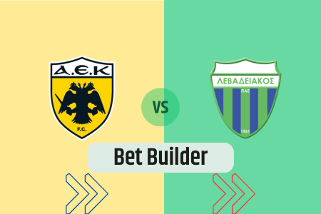 Bet Builder στο ΑΕΚ – Λεβαδειακος