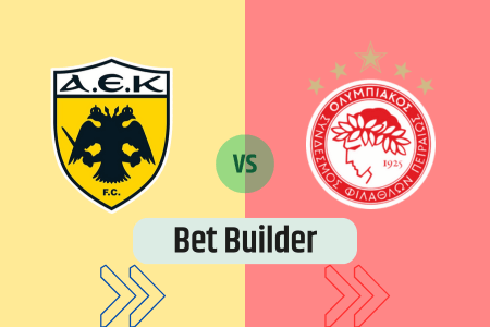 Bet Builder στο ΑΕΚ – Ολυμπιακος