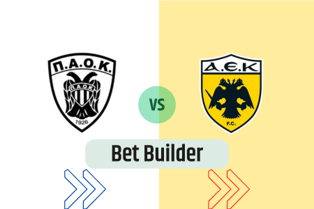 Bet Builder στο ΠΑΟΚ – ΑΕΚ