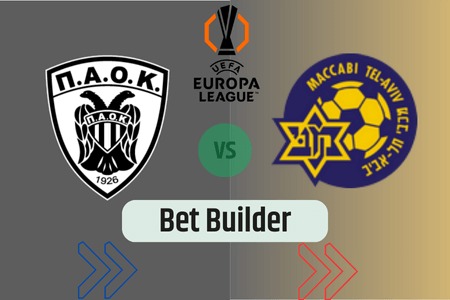 Bet Builder στο ΠΑΟΚ – Μακαμπι Τελ Αβιβ