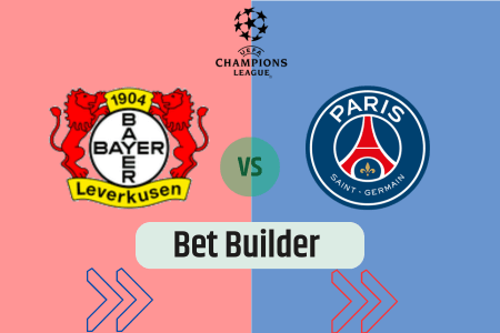 Bet Builder στο Λεβερκουζεν – Παρι Σεν Ζερμεν